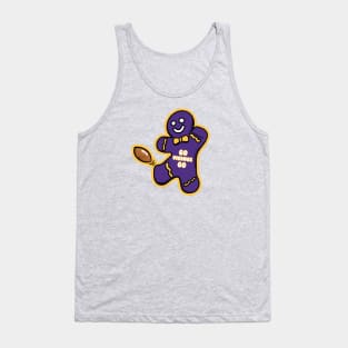 Minnesota Vikings Gingerbread Man Tank Top